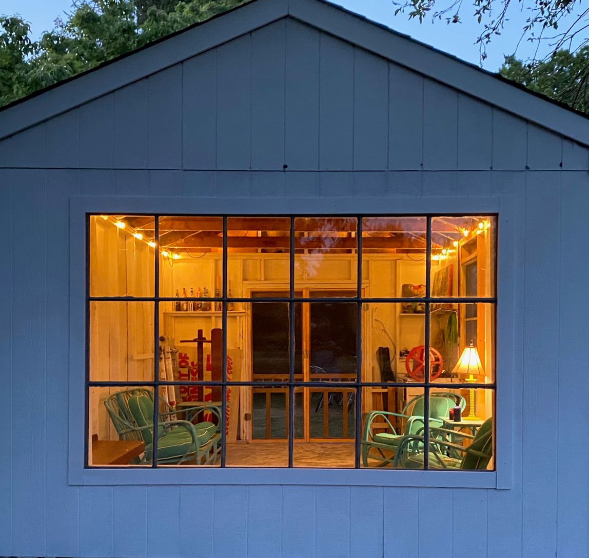  Rear Window of Studio at Dusk 