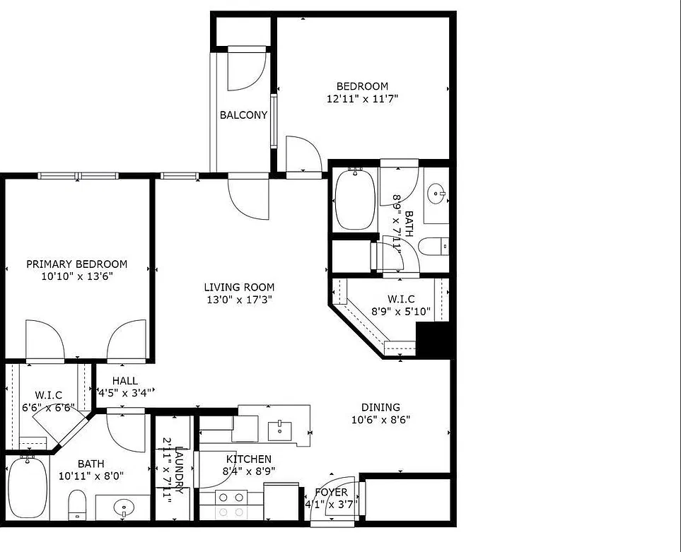 2 bed, 1074 sqft, $2,650 — Photo 1