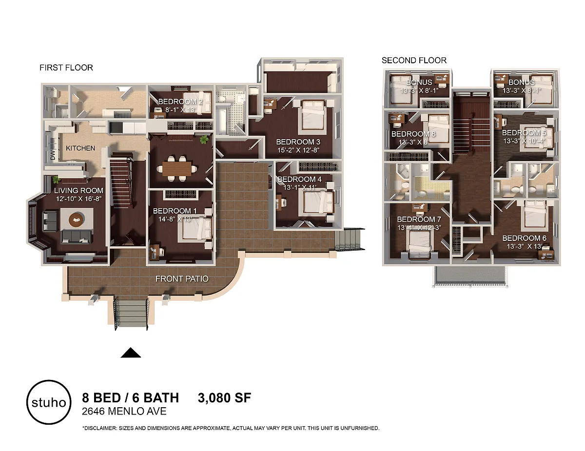 Floor plan 8 Bedroom