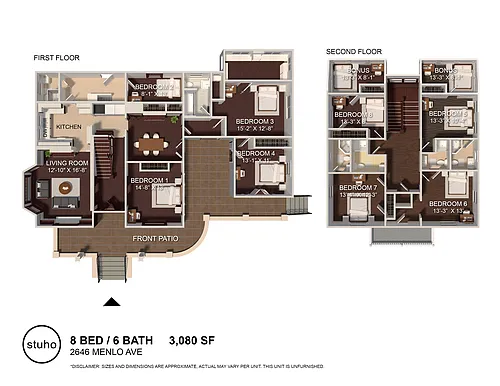Floor plan 8 Bedroom