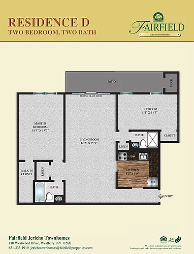 Floor plan Two Bedroom
