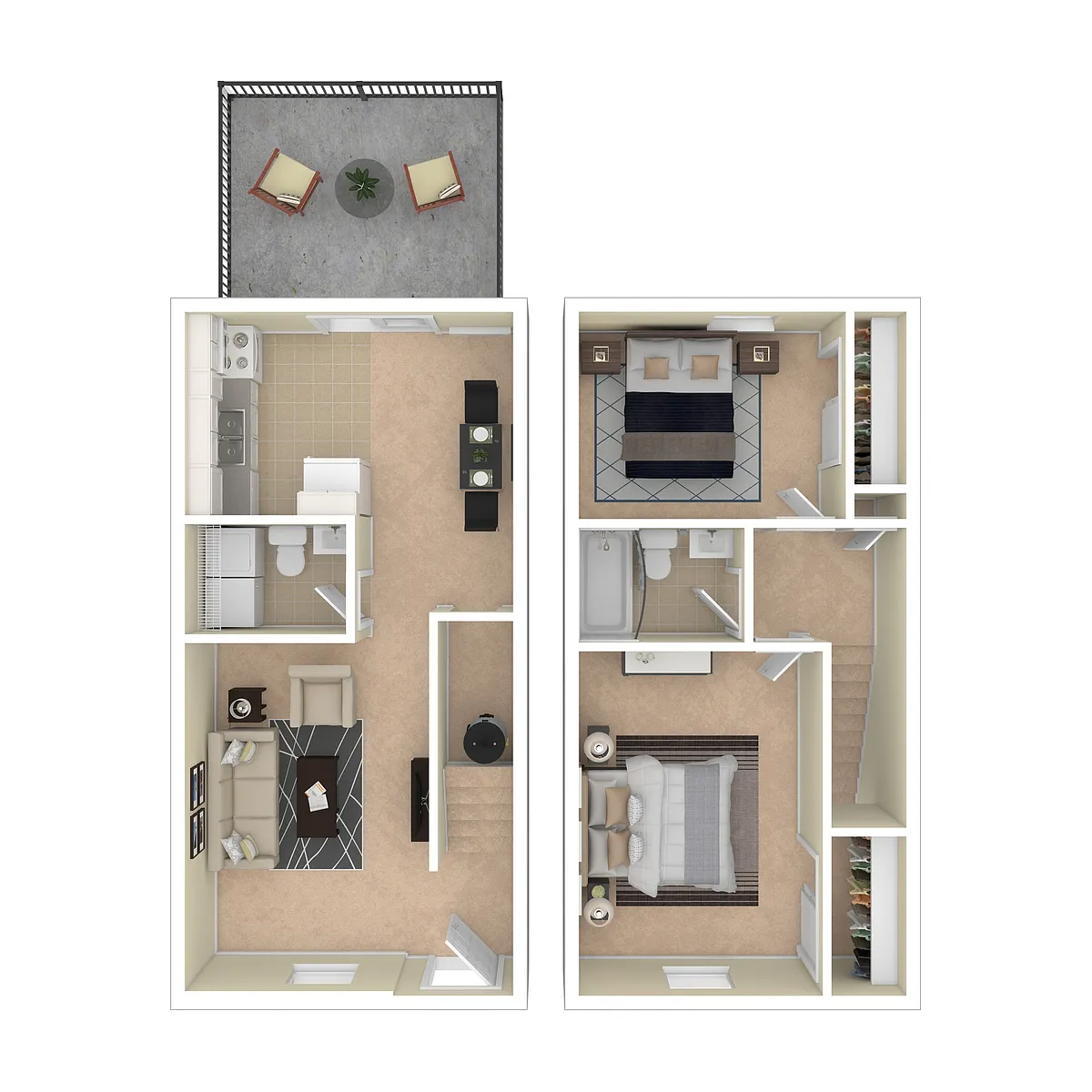 Floor plan Townhouse
