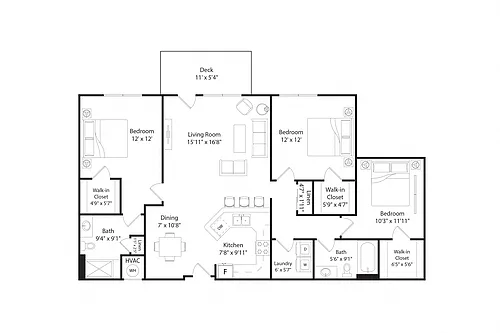Floor plan C1R
