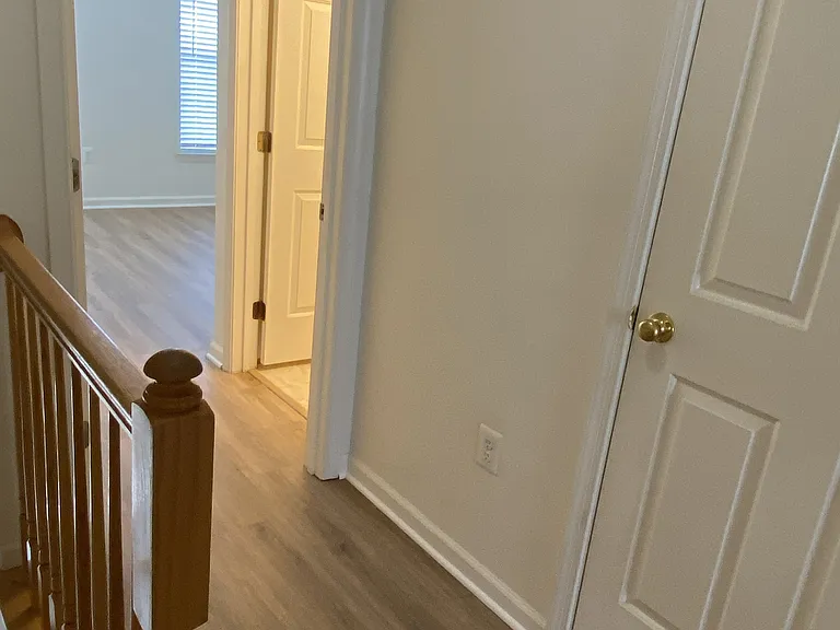 Hallway to master bed
