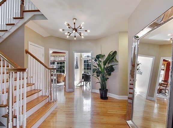 Bright, two-story, Foyer