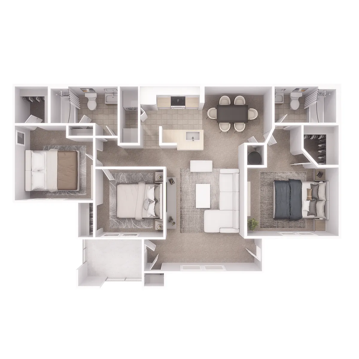 Floor plan 3 Bed/ 2 Bath