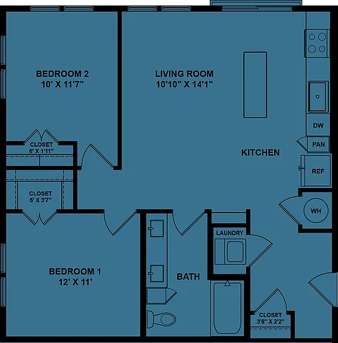Floor plan B1 60