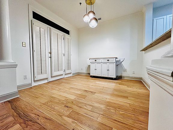 Large dining space with balcony attached