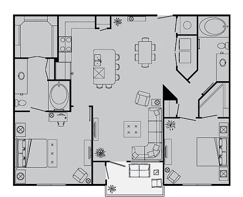 Floor plan E1
