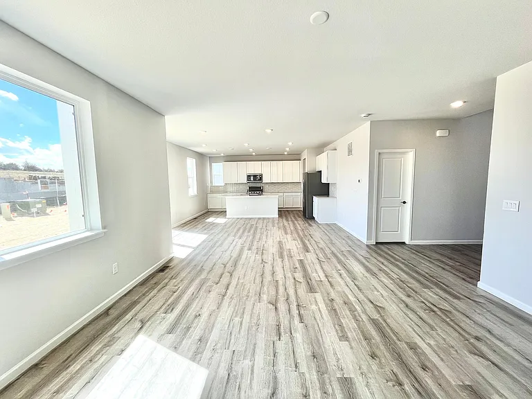 Family room and Kitchen