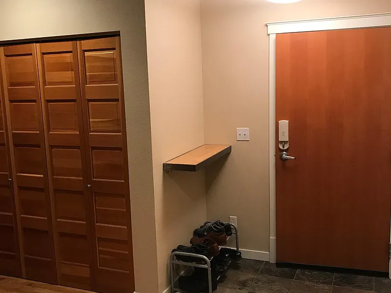 Entry door area.
