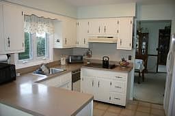Country Kitchen with Separate Eating Area 