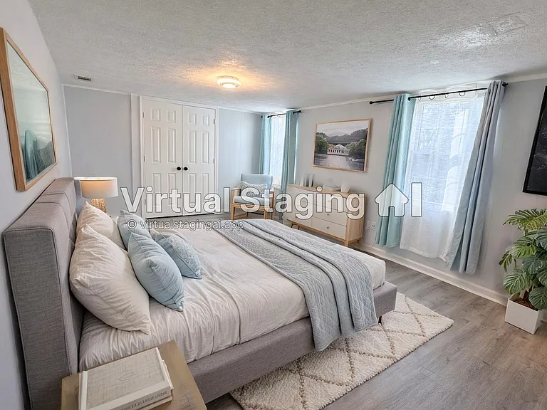 Ground floor - 2nd Master bedroom render (furniture not included)