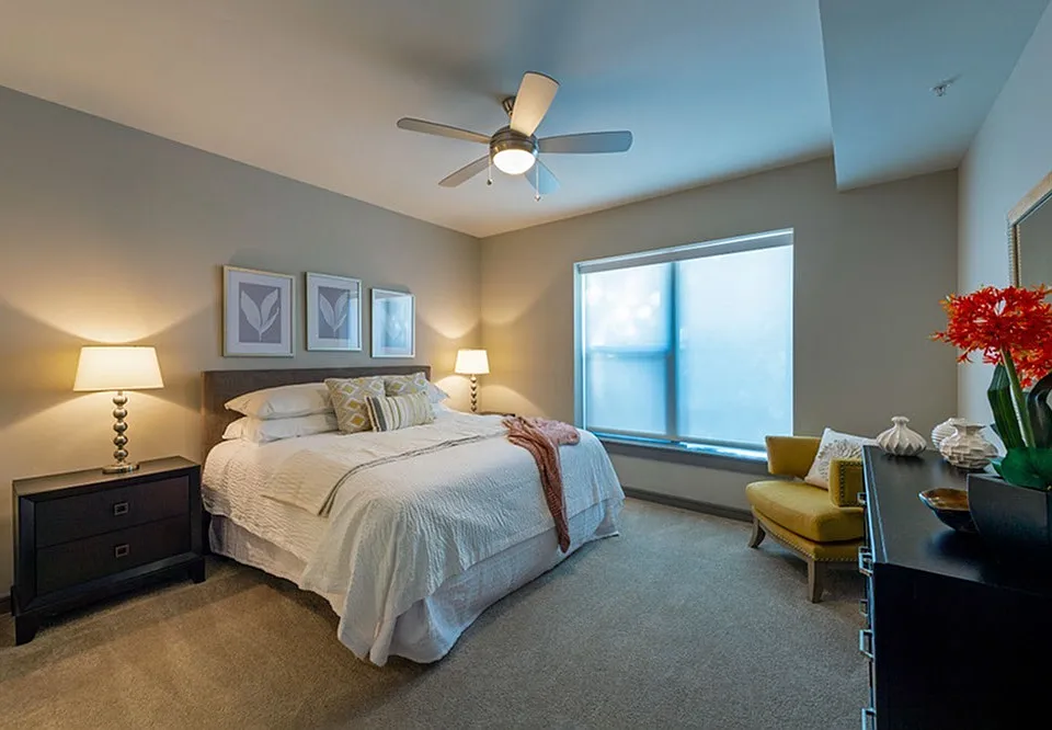 Simple comfort in every corner of the bedroom.