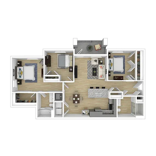 Floor plan Aquifer - Income Restrictions Apply