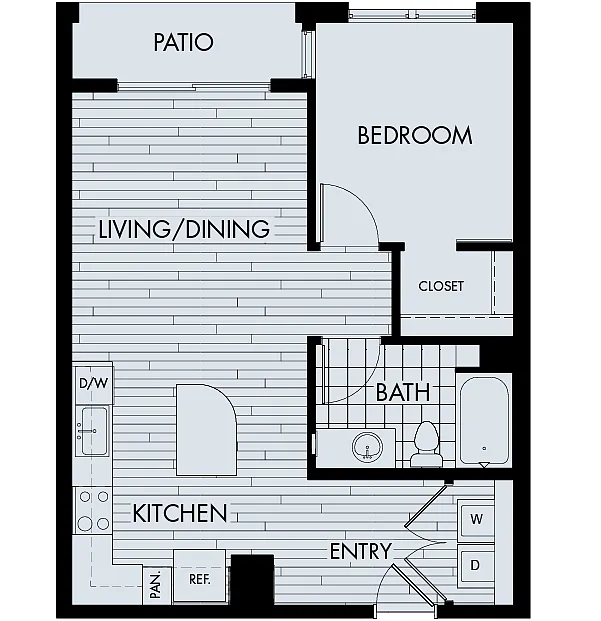 Floor plan Plan 1C