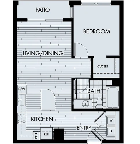 Floor plan Plan 1C