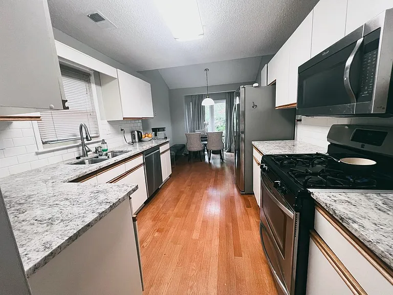 Kitchen - new granite countertops.