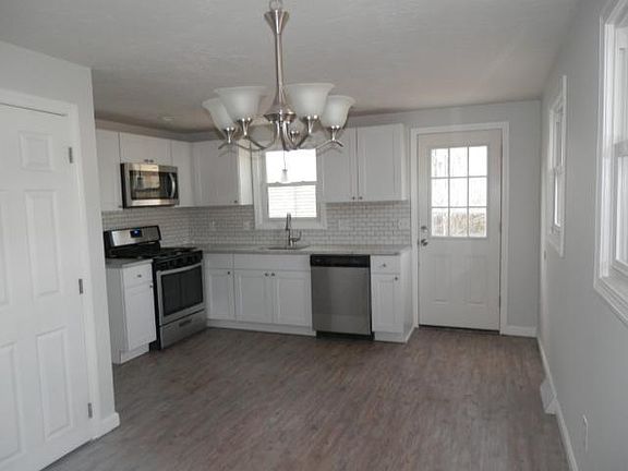 kitchen and dining area