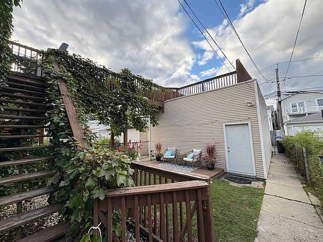 garage and roof top deck