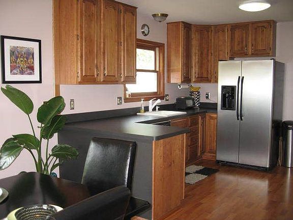 Kitchen with SS Appliances