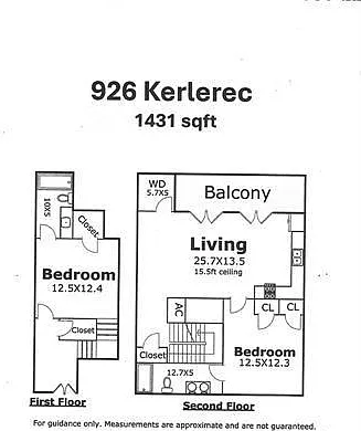 2 bed, 2.5 bath, 1431 sqft, $2,500 — Photo 2