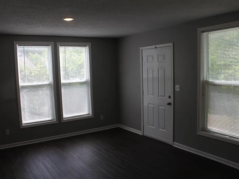 Family room with Laundry area