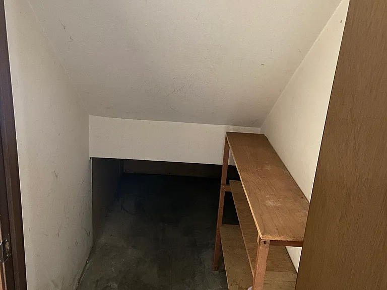 Storage closet off laundry area