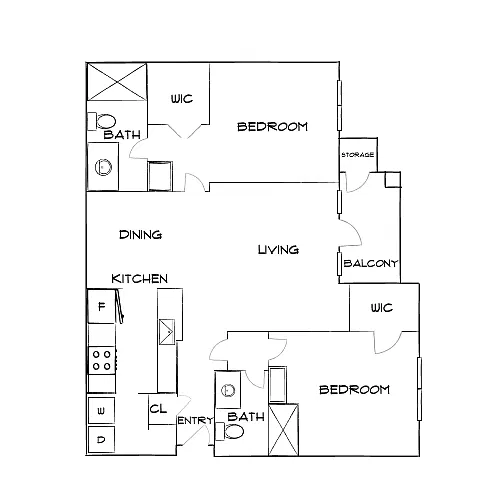 Floor plan Design 2B