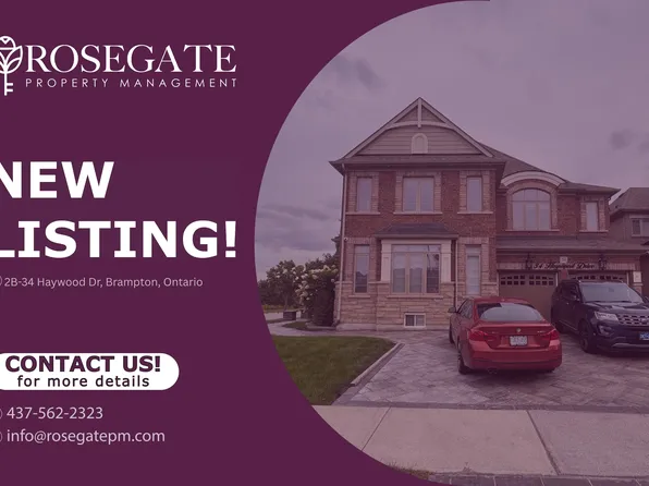34 Haywood Dr #2B, Brampton, ON L6X 0W3