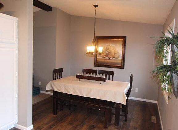 Informal dining room off the kitchen.
