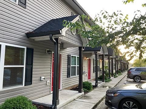 Exterior. 2 parking spaces in front of unit included