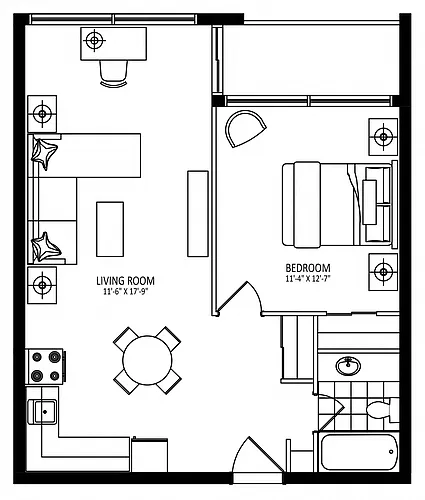 Floor plan 204
