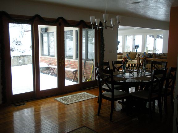 European Sliding Glass Doors onto Back Patio