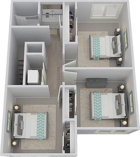 Floor plan 3X15