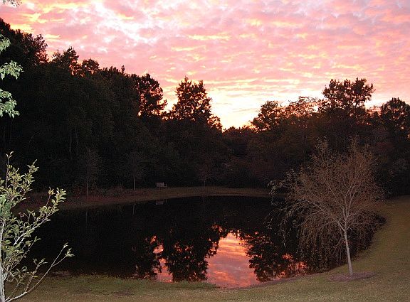 Front Porch at Sunset