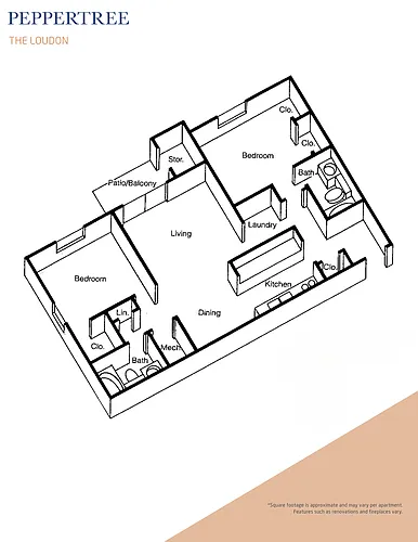 Floor plan The Loudon