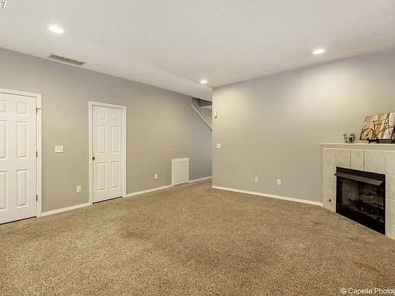 Living room with Pantry and Powder