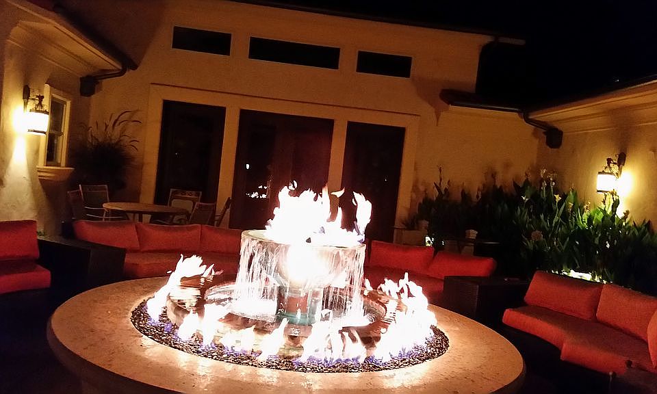 Patio Fire and Water