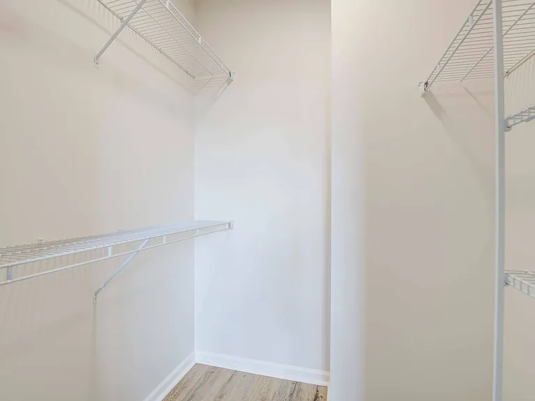 Spacious walk-in closet