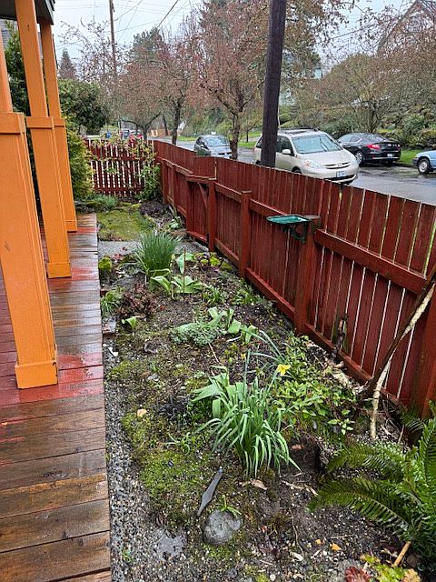 Garden area