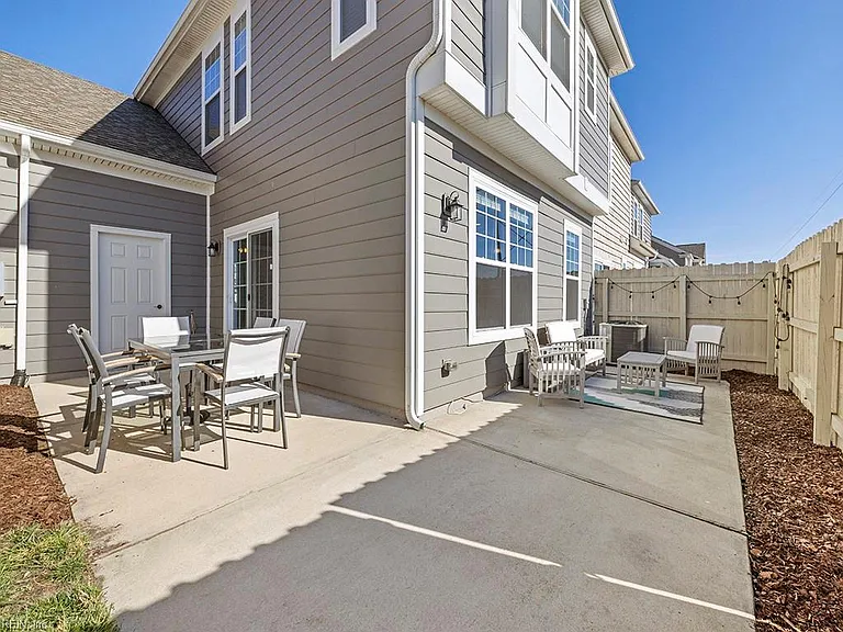 Backyard patio