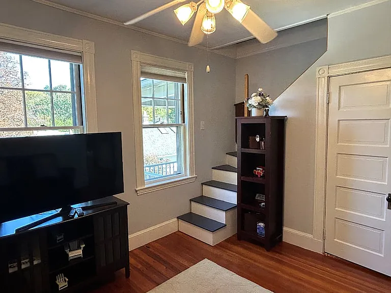 Smart TV in the Studio and a magical stairway to the Loft on the 4th floor.