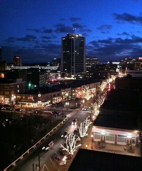 Nighttime cityscape