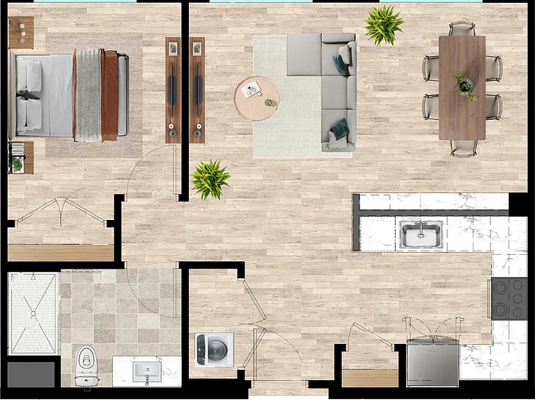 A14 - One Bedroom A14 - One Bedroom