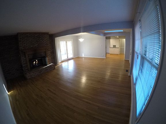 Living Rm View of Dining Rm & Kitchen