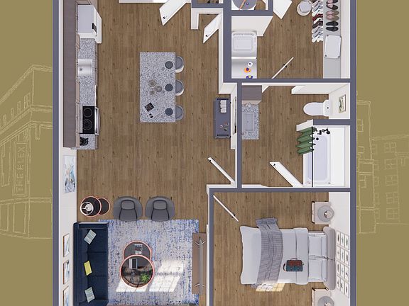 3rd image of 1405 Van Buren St #201