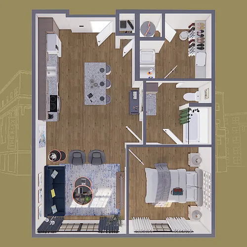 Floor plan The Rose