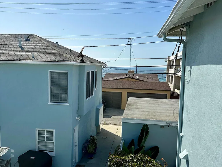 View West from front door entry