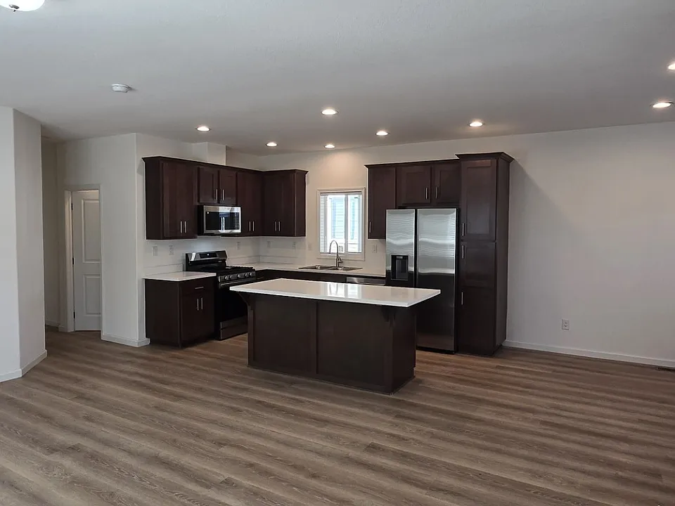 Open floor plan (Image is from a similar model, colors may vary)